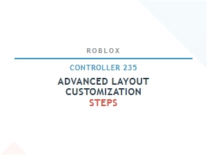 Advanced Roblox Controller Layout Customization